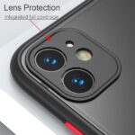 Fashion Luxury Transparent Silicone Back Cover With Camera Protection For iPhone