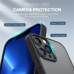 Shockproof Armor Transparent Clear Case Cover Plating Camera For iPhone 14-9