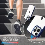 Shockproof Armor Transparent Clear Case Cover Plating Camera For iPhone 14-9