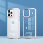 Shockproof-Armor-Transparent-Clear-Case-Cover-Plating-Camera-For-iPhone-14-pink-6-min