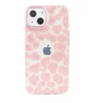 iPhone 15 Pro Max Mikalen Pink Floral Print Clear Mobile Case-3