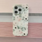iPhone-15-Pro-Mikalen-Pink-Rose-Floral-Print-Clear-Mobile-Case-1