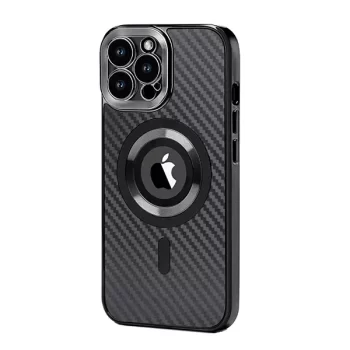 iPhone 15 Pro Max Premium Carbon Design Magsafe Mobile Cover