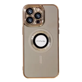 iPhone 15 Pro Max Luxury Magsafe with Camera Protection Mobile Cover